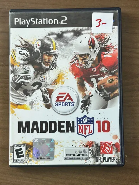 Madden NFL 10 Sony PlayStation 2 PS2 2009 Football Game With Manual