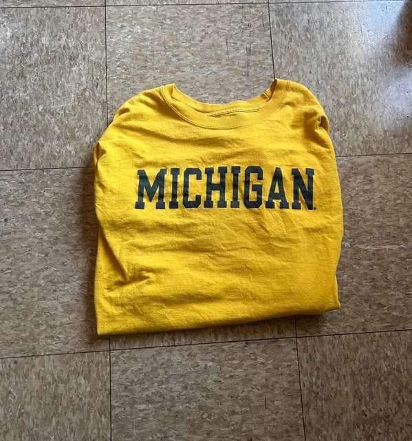 Champion University of Michigan Long Sleeve T-Shirt Size XXL