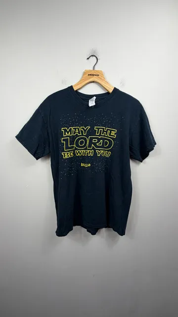 Kerusso May The Lord Be With You T-Shirt Size L Black