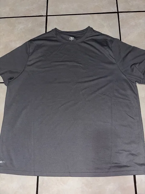 Athletic Works T-Shirt Size 2XL Gray Athletic Activewear