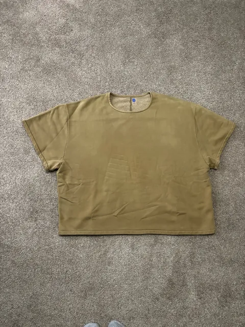Modern Yeezy Gap Super Wide Baggy Y2K Cropped Fitting High Quality Crewneck