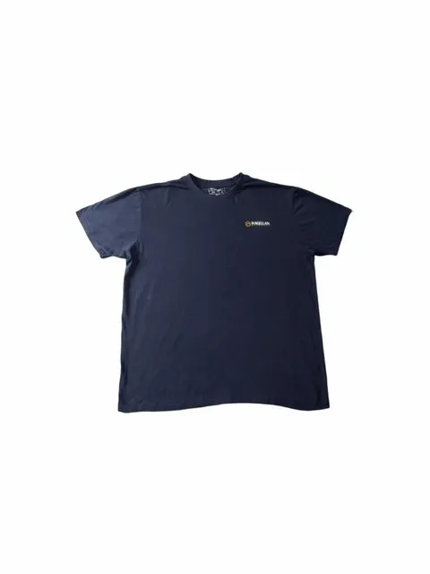 Magellan Outdoors Graphic T-Shirt Size XL Navy Blue Car Canoe