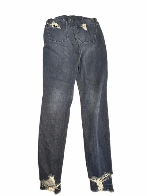 Rewash Skinny Distressed Raw Hem Jeans Size 7