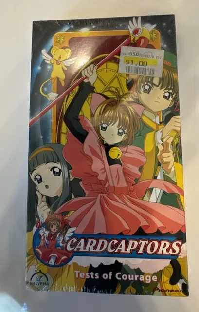 SEALED Cardcaptors Tests of Courage VHS Tape Pioneer Nelvana New