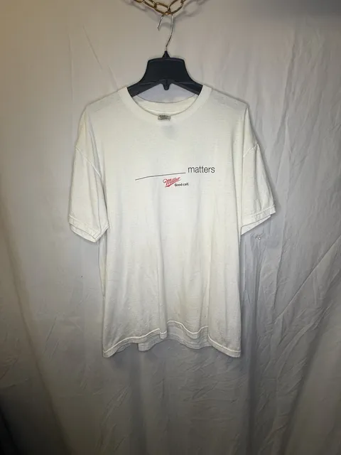 Fruit of the Loom Miller Good Call T-Shirt XL White