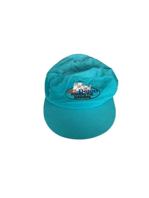 AC-Delco Powers The Winners Snapback Hat Cap Teal Vintage