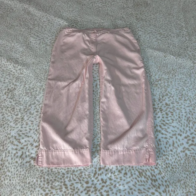 Emma James Pants Size 10 Petite Pink Cropped