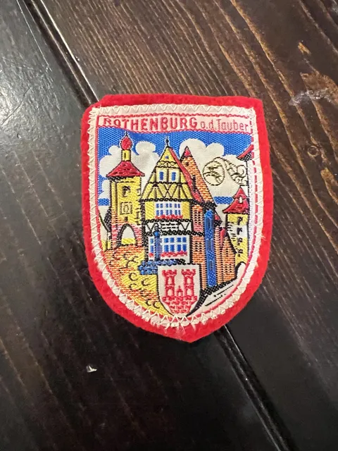 Rothenburg ob der Tauber Souvenir Woven Patch