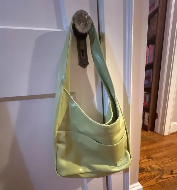 Noirvere Everyday BB Bag Matcha Green Vegan Leather Shoulder Bag