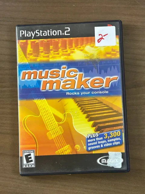 Music Maker Sony PlayStation 2 PS2 2003 Complete CIB Disc Case Manual