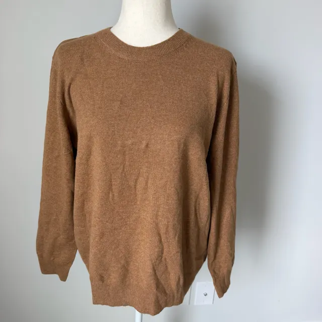 A New Day Sweater Size L Brown Crewneck Pullover