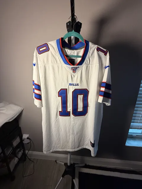 Nike Buffalo Bills Jersey Size XL White On Field NFL 100