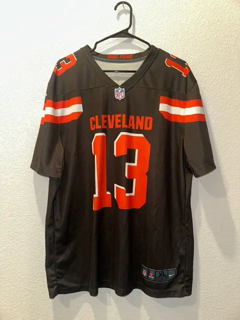 CLEVELAND BROWNS NFL SHIRT JERSEY NIKE sz XXL MEN #13 ODELL BECKHAM JR