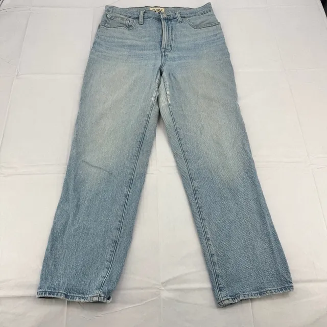 Madewell The Perfect Vintage Distressed Straight Jean Size 28