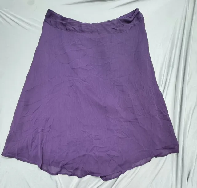 Cato Woman Skirt Size 22/24W Purple Flowy A-Line