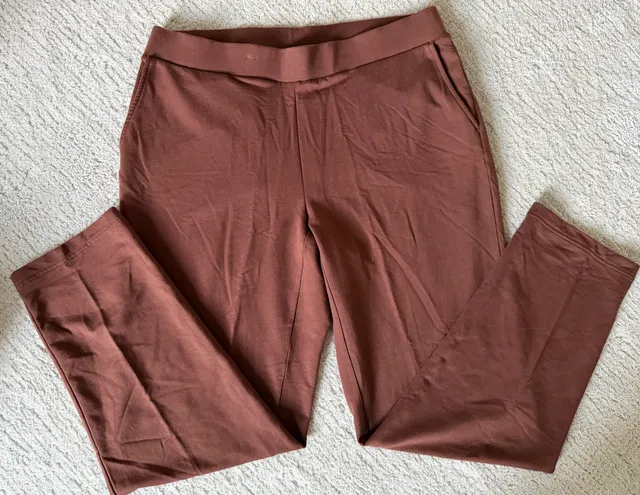 J.Jill Affinity French Terry Slim Leg
Pants Size XL Brown