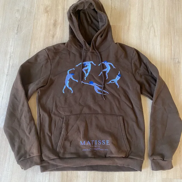 Henri Matisse La Danse Hoodie Size L Brown Art Graphic Pullover