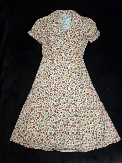 Tulip B Floral Dress Size S Midi Button Down Cottagecore