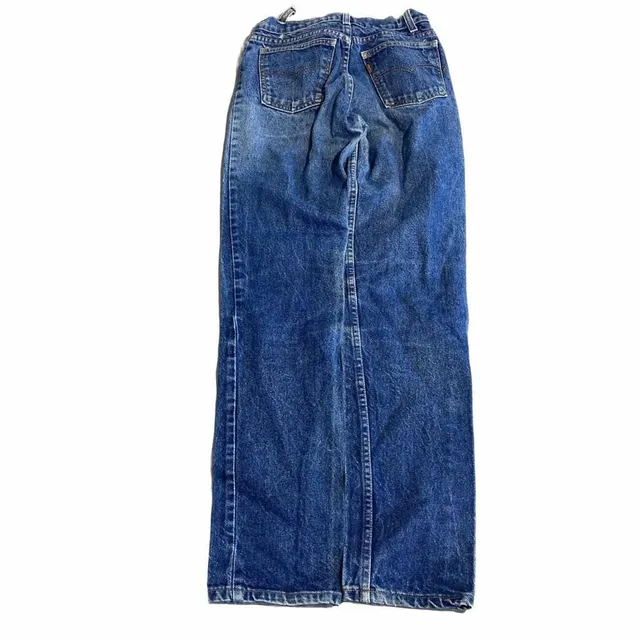 Levi's Student Straight Leg Jeans W28 L32 Blue Denim USA Made