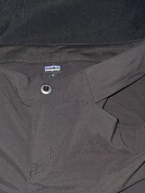 Patagonia Hiking Pants Size 6 Black Technical Outdoor