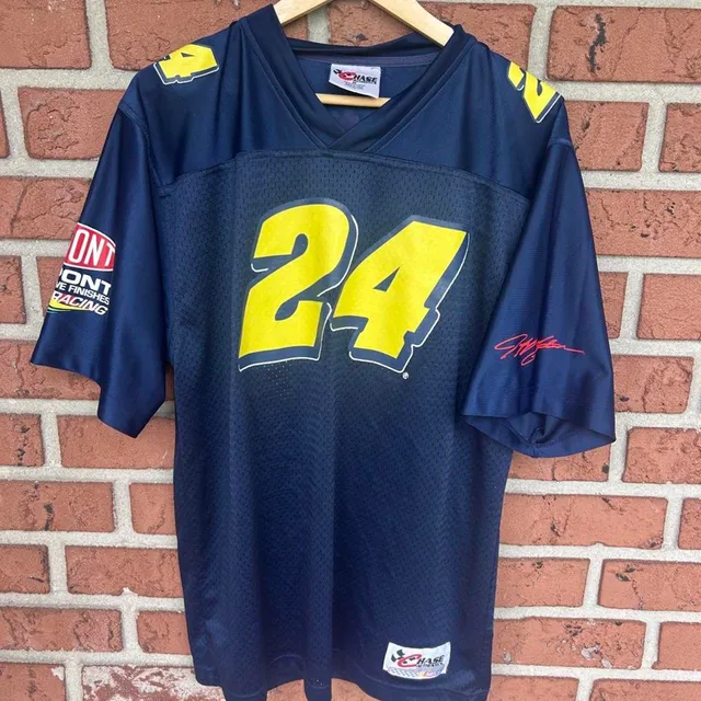 Chase Authentics Jeff Gordon 24 NASCAR Jersey Size M Blue