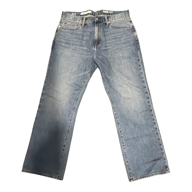 Gap 1969 Relaxed Jeans Size 35x32 Blue Denim