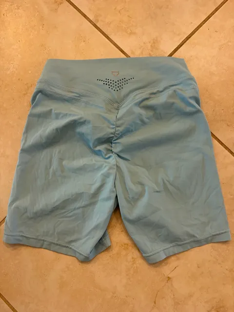 TomTiger Biker Shorts Size M Blue Yoga Activewear