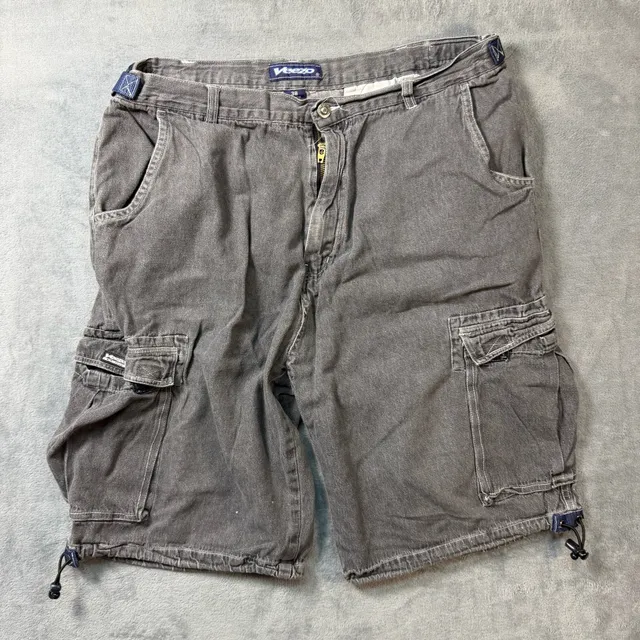 Veezo Cargo Shorts Size 38 Gray Denim