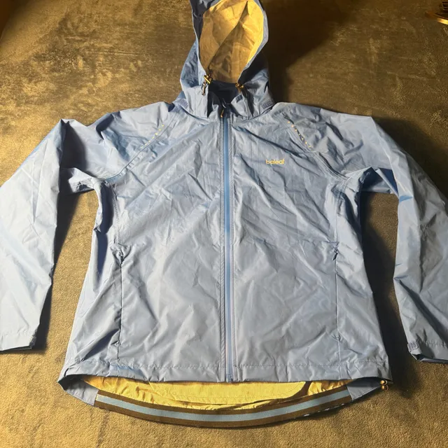 Baleaf Rain Jacket Blue Waterproof Windproof Hooded
