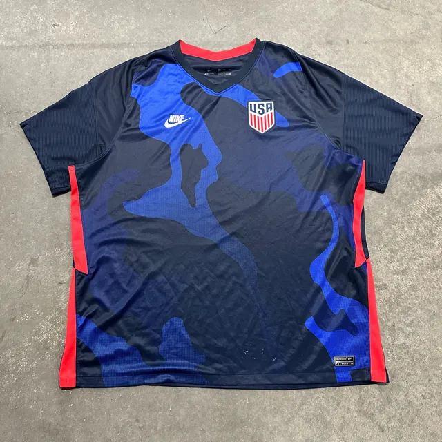 Nike USA USMNT Dri-FIT Soccer Jersey Camo Training Top Size XL