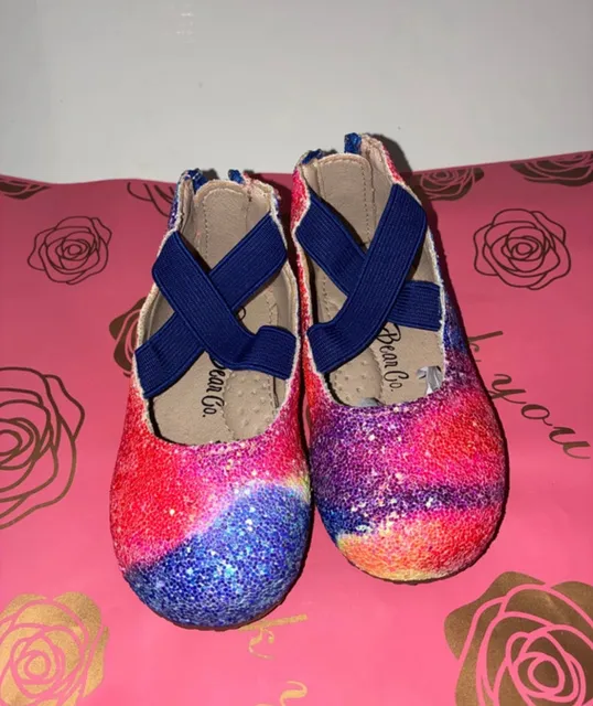 A Bear Co. Glitter Ballet Flats Size 4T Multicolor