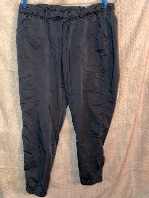 Scrub Star Jogger Scrub Pants Size L/G Petite Charcoal