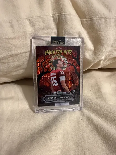 Fernando Mendoza TRUE 1/1 HAUNTED HITS CASE HIT 