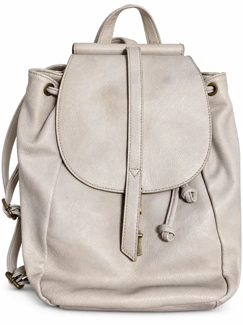 Antik Kraft Convertible Backpack Handbag Stone Faux Leather