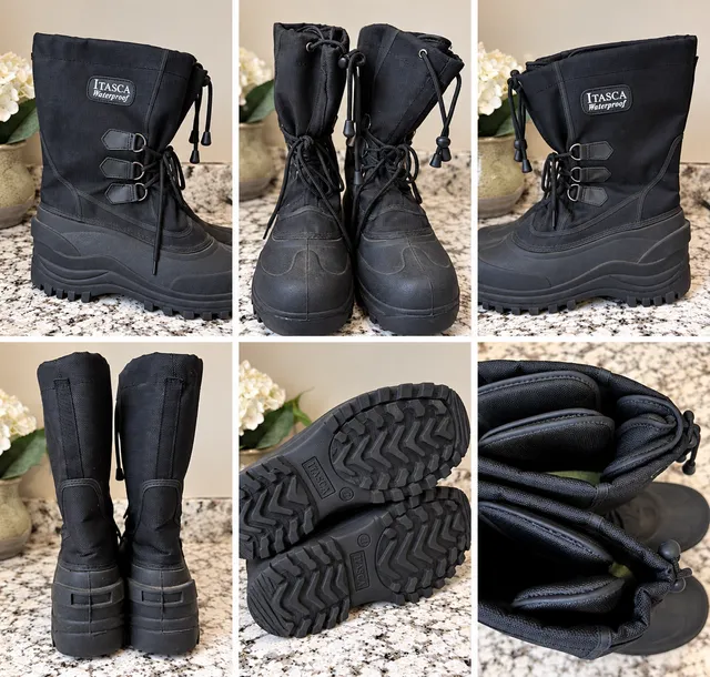 Itasca Waterproof Snow Boots Black