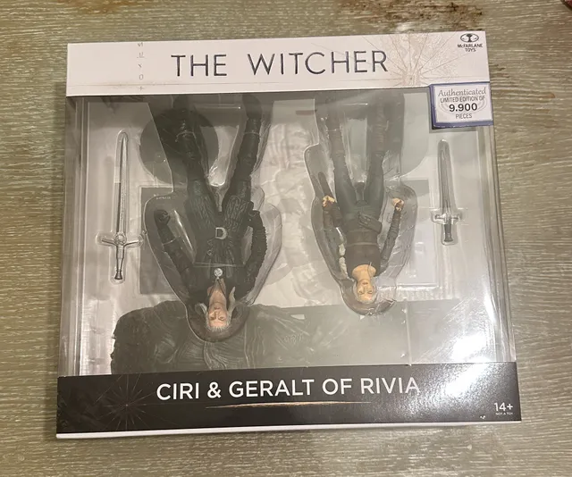 McFarlane Toys The Witcher Ciri & Geralt of Rivia Action Figure 2-Pack