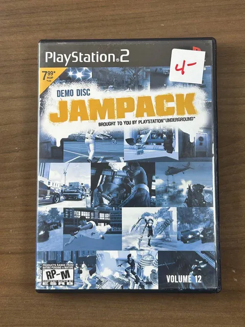 Jampack Volume 12 Demo Disc PS2 PlayStation 2 2005 Complete CIB Sony