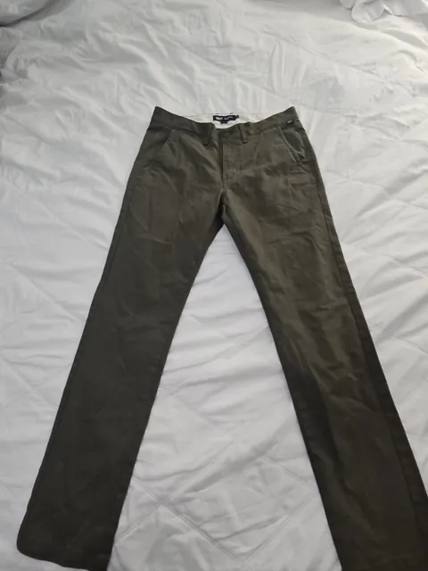 Vans Authentic Chino Size 32 Olive Green Pants