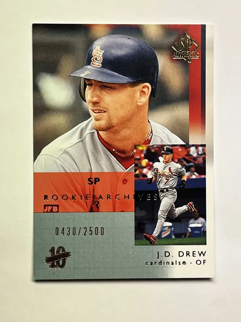 2003 Upper Deck Sp Authentic J.D. Drew #108 RC /2500 St. Louis Cardinals