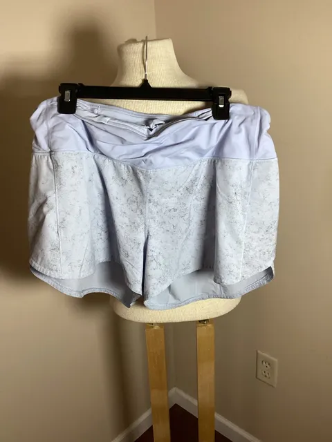 Lululemon Speed Up High-Rise Short 14 Gravel Dust Pastel Blue