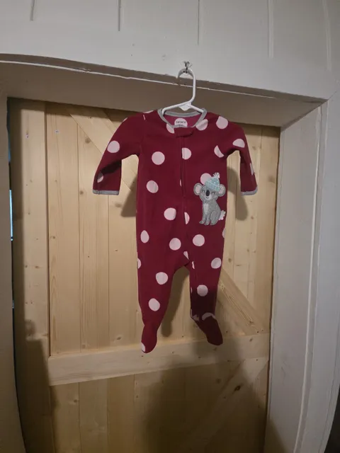 Carter's Fleece Sleeper Size 6M Koala