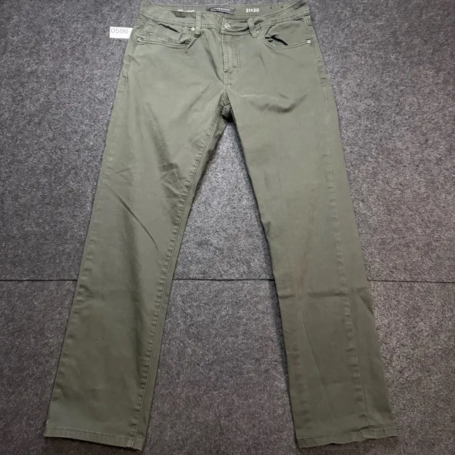 Liverpool Slim Straight Pants Size 31x30 Green