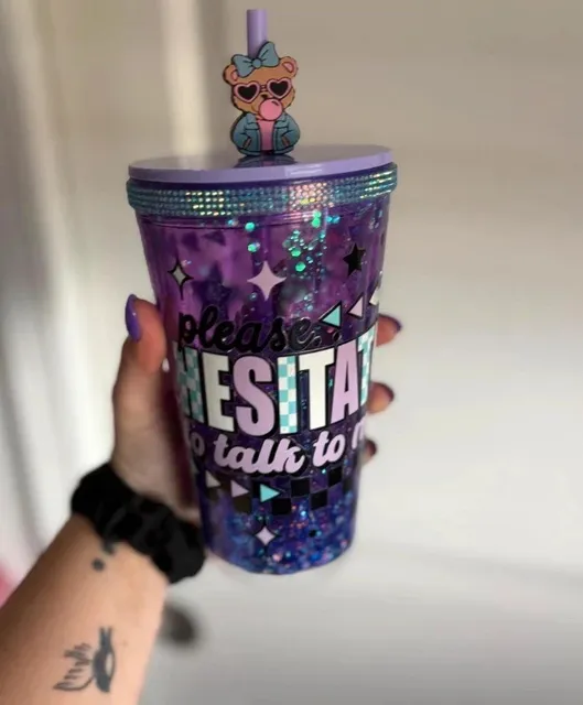 16 oz snow globe tumbler