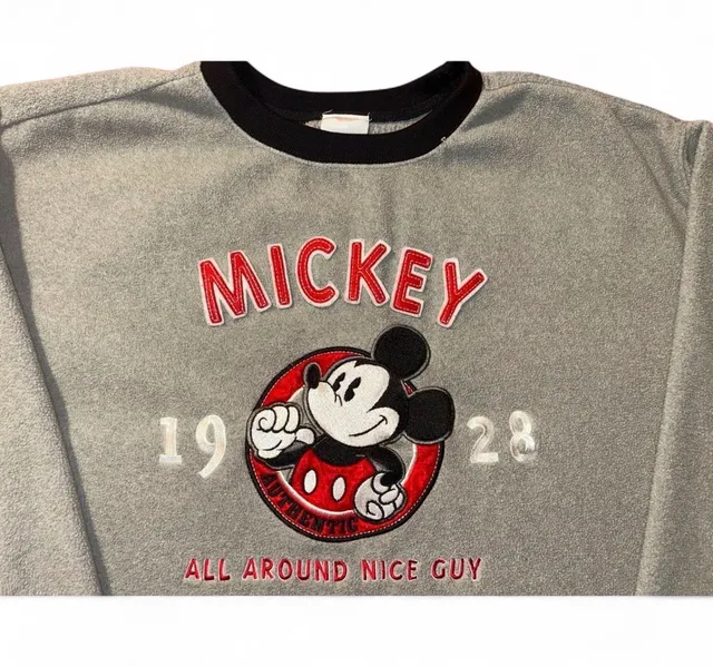 Disney Store Mickey Mouse 1928 Sweatshirt Size XXL Gray