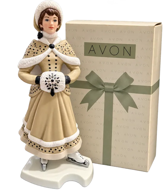 Avon 2014 Mrs. Albee Award Porcelain Figurine with Box