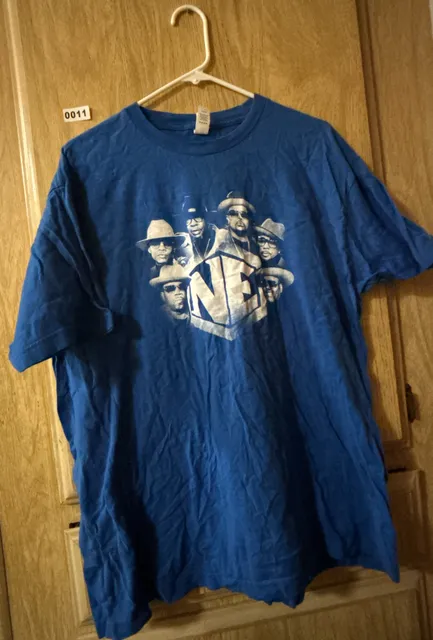 Tultex New Edition The Culture Tour Concert T-Shirt Size XL Blue