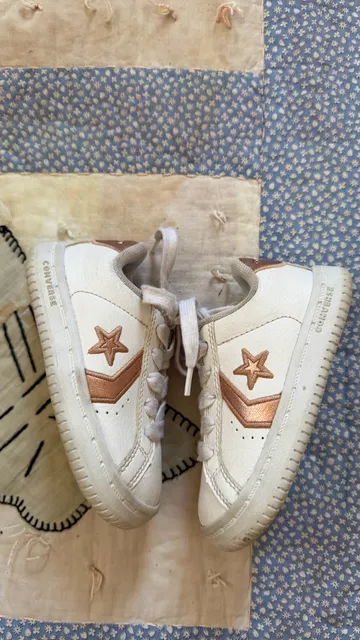 Converse Star Player Sneakers White Rose Gold