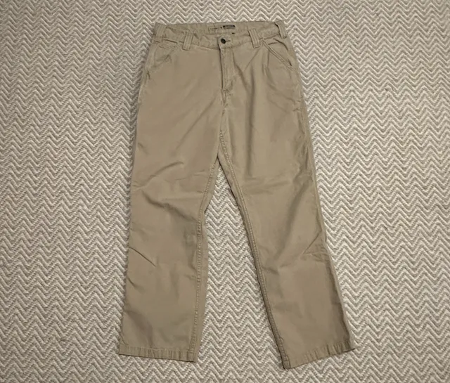Carhartt Relaxed Fit Work Pants 32x32 Tan Duck Utility Cargo