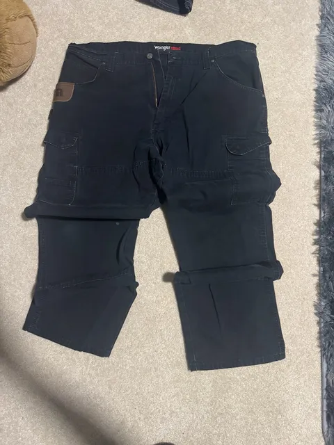 Wrangler Riggs Workwear Cargo Pants Black