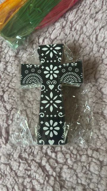 Gersoniel 72 Pcs Day of The Dead Cross Halloween Supplies